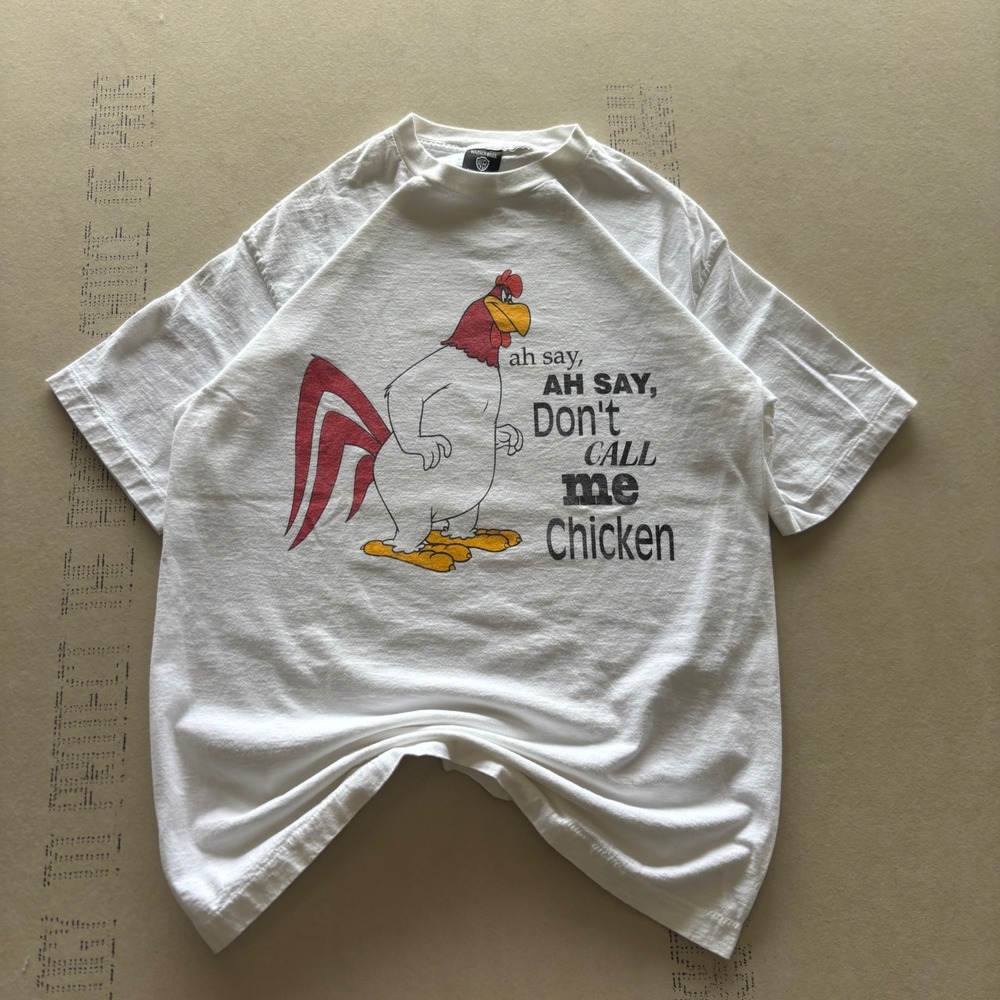 90s Vintage Warner Bros Foghorn Leghorn T-shirt - Picture 2 of 8